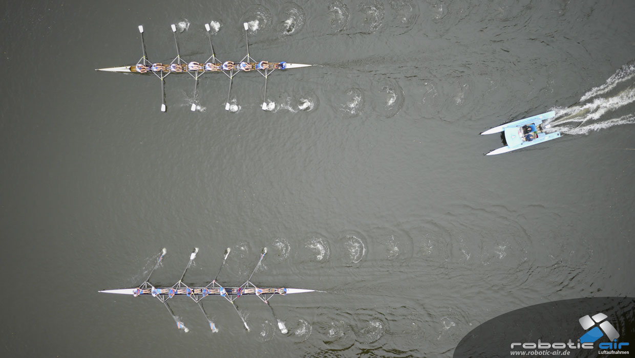 Robotic Air legt sich für die Ruderregatta Limburg 2013 „in die Riemen“